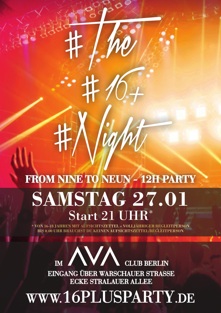 Ava Club Berlin / Samstag, 27. Januar 2018