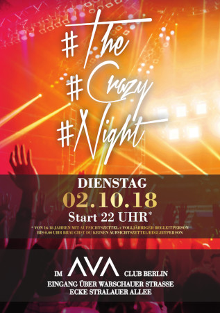 Ava Club Berlin / Dienstag, 2. Oktober 2018