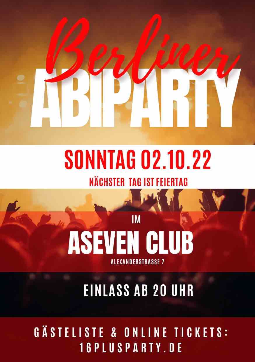 ASEVEN CLUB / Sonntag, 2. Oktober 2022