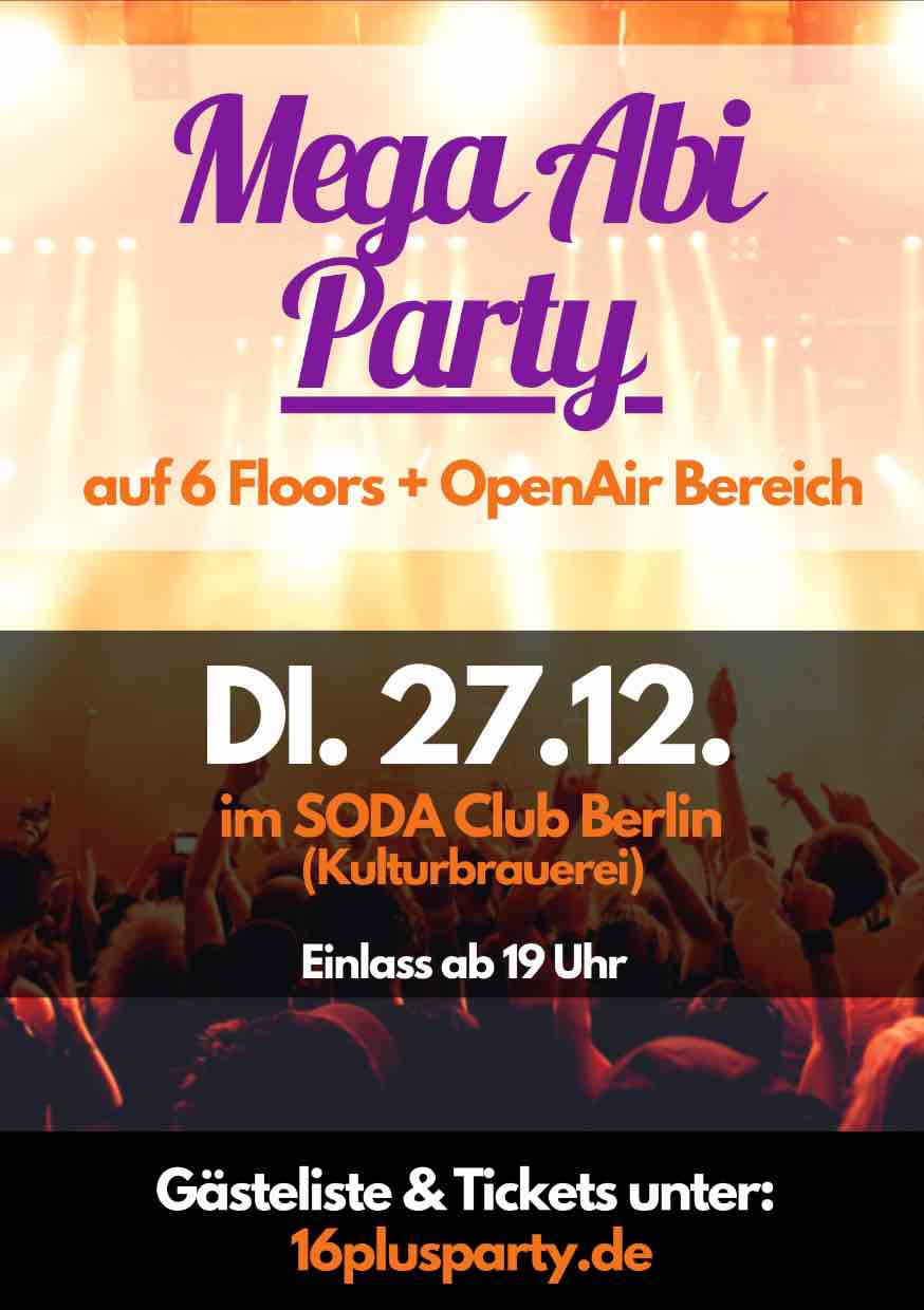 SODA CLUB / Dienstag, 27. Dezember 2022