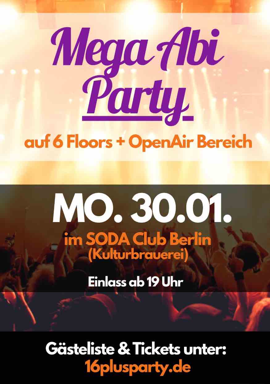 Soda Club Berlin / Montag, 30. Januar 2023