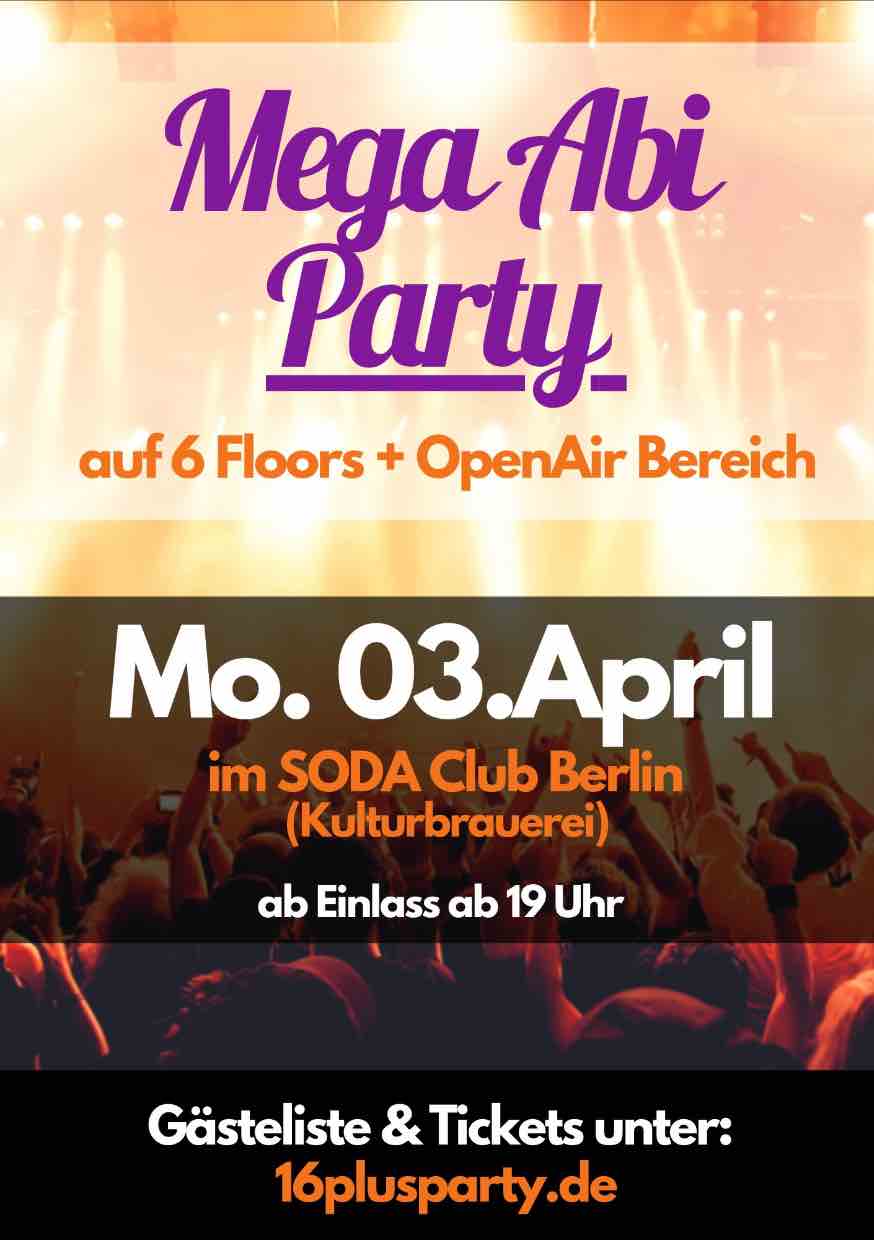 SODA CLUB / Montag, 3. April 2023