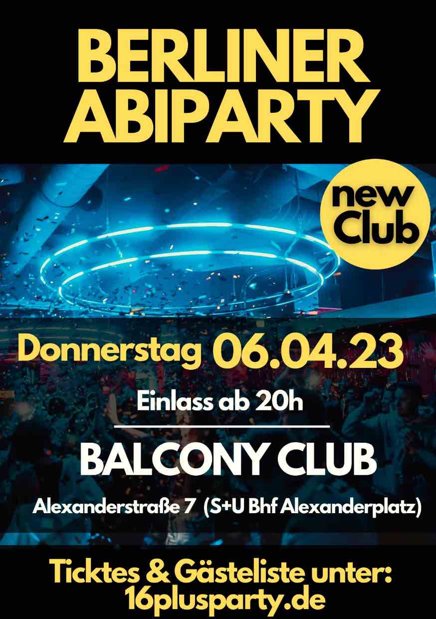 Balcony Club / Donnerstag, 6. April 2023 / 20:00 Uhr