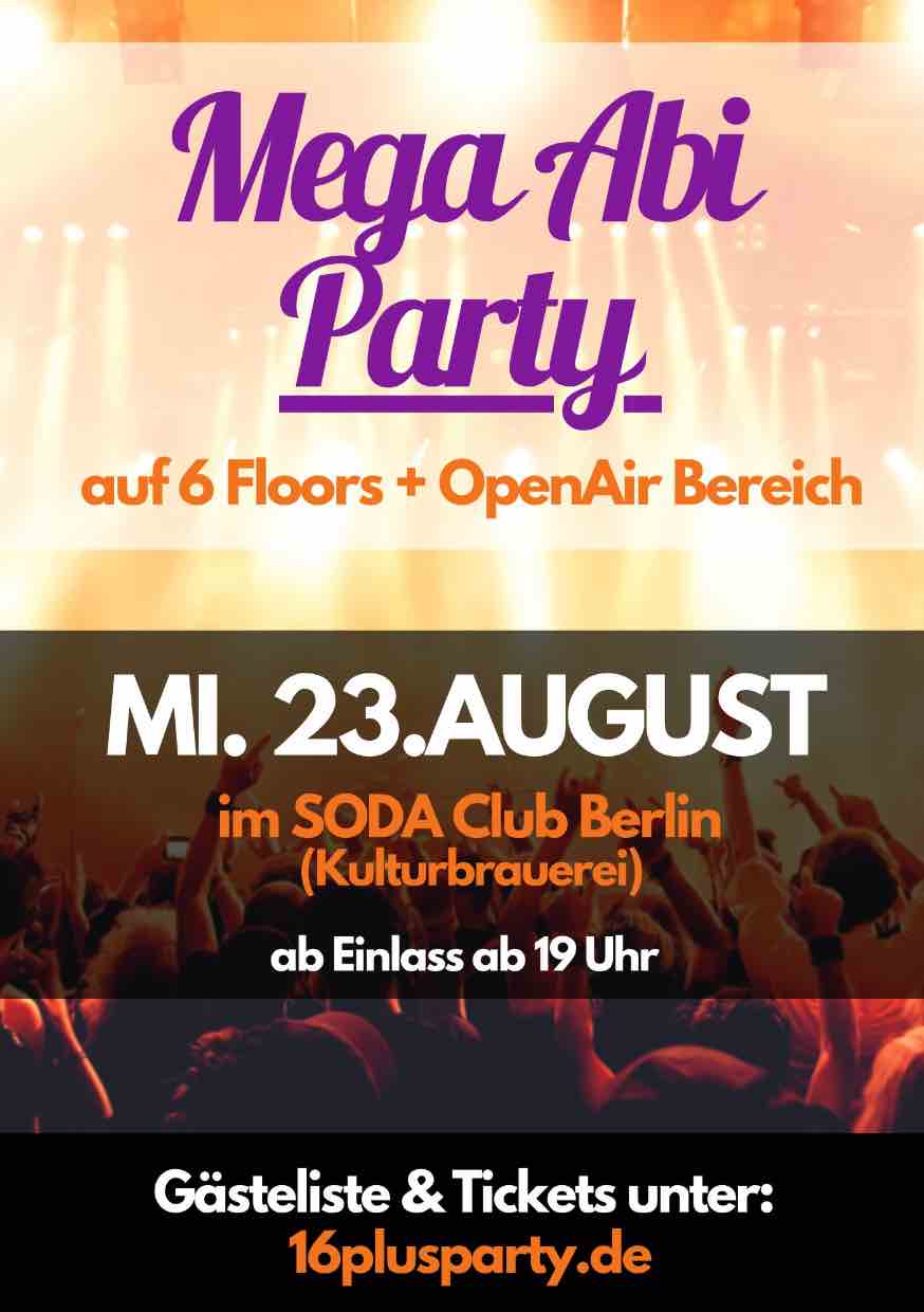 SODA CLUB / Mittwoch, 23. August 2023