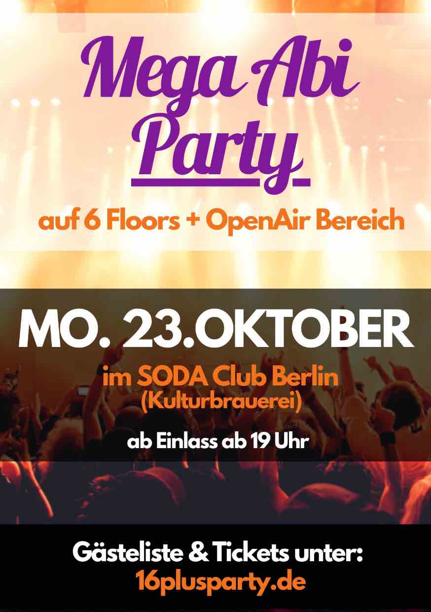 SODA CLUB / Montag, 23. Oktober 2023