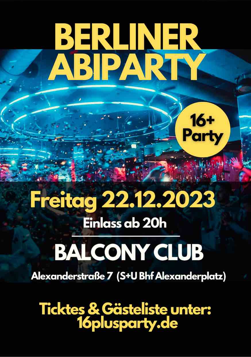 Balcony Club / Freitag, 22. Dezember 2023 / 20:00 Uhr