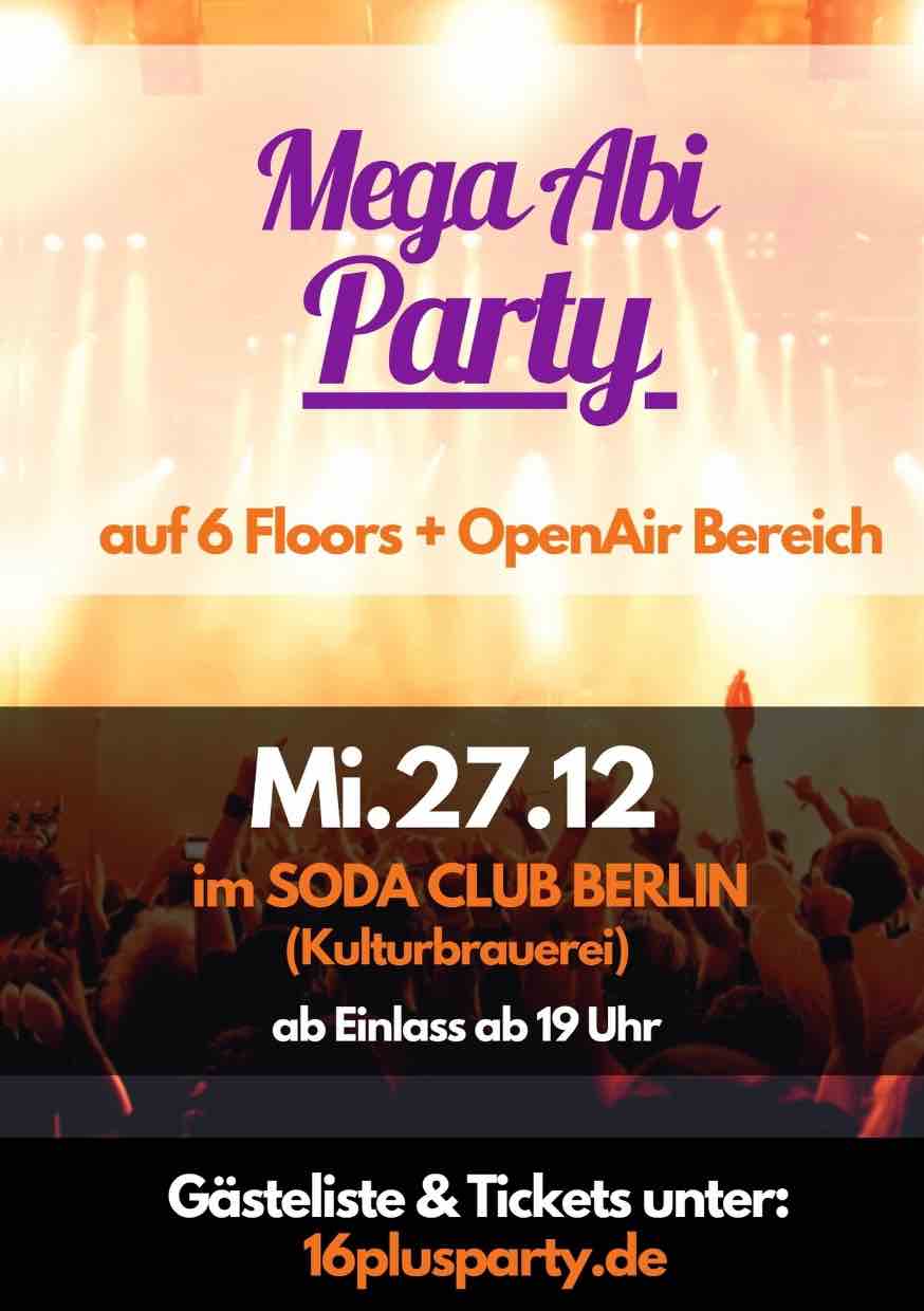 SODA CLUB / Mittwoch, 27. Dezember 2023 / 19:00 Uhr