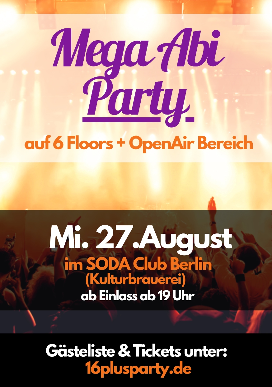 Soda Club  / Mittwoch, 27. August 2025 / 19:00 Uhr